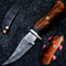 CUSTOM HANDMADE HAND FORGED DAMASCUS BLADE BOWIE HUNTING KNIFE RESINjpg