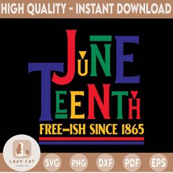 juneteenth freeish since 1865 svg, melanin ancestor black history svg, freeish since 1865 svg, black freedom svg, black