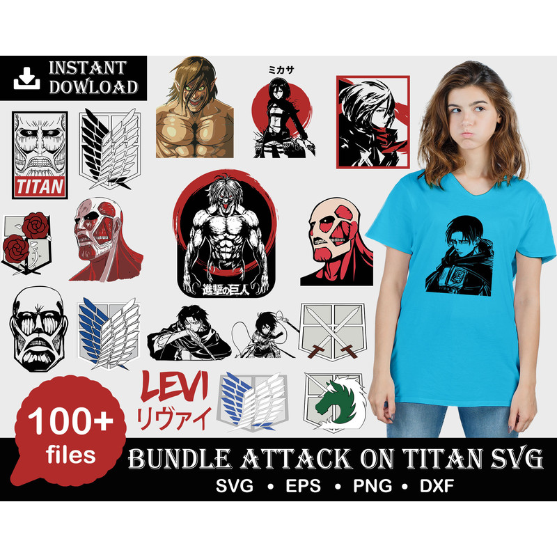 100 Attack On Titan Bundle Svg, Levi Svg, Eren Svg, AOT Svg.jpg
