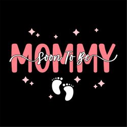 mommy soon to be baby paw svg png, pregnancy svg