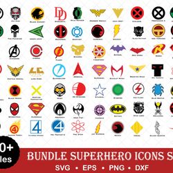 superhero icons svg bundle, avengers svg bundle, avengers svg, superhero svg, superhero icons, bundle svg -download file