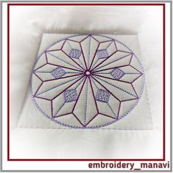Quilt Block 29 Machine Embroidery Designs - 6 Sizes