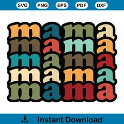 mama svg png mother's day svg love mom svg cutting files