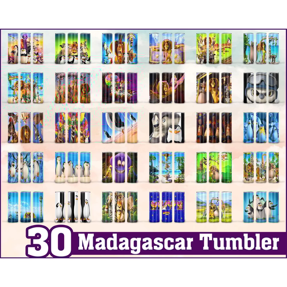Madagascar Tumbler, Madagascar PNG, Tumbler design, Digital download.jpg