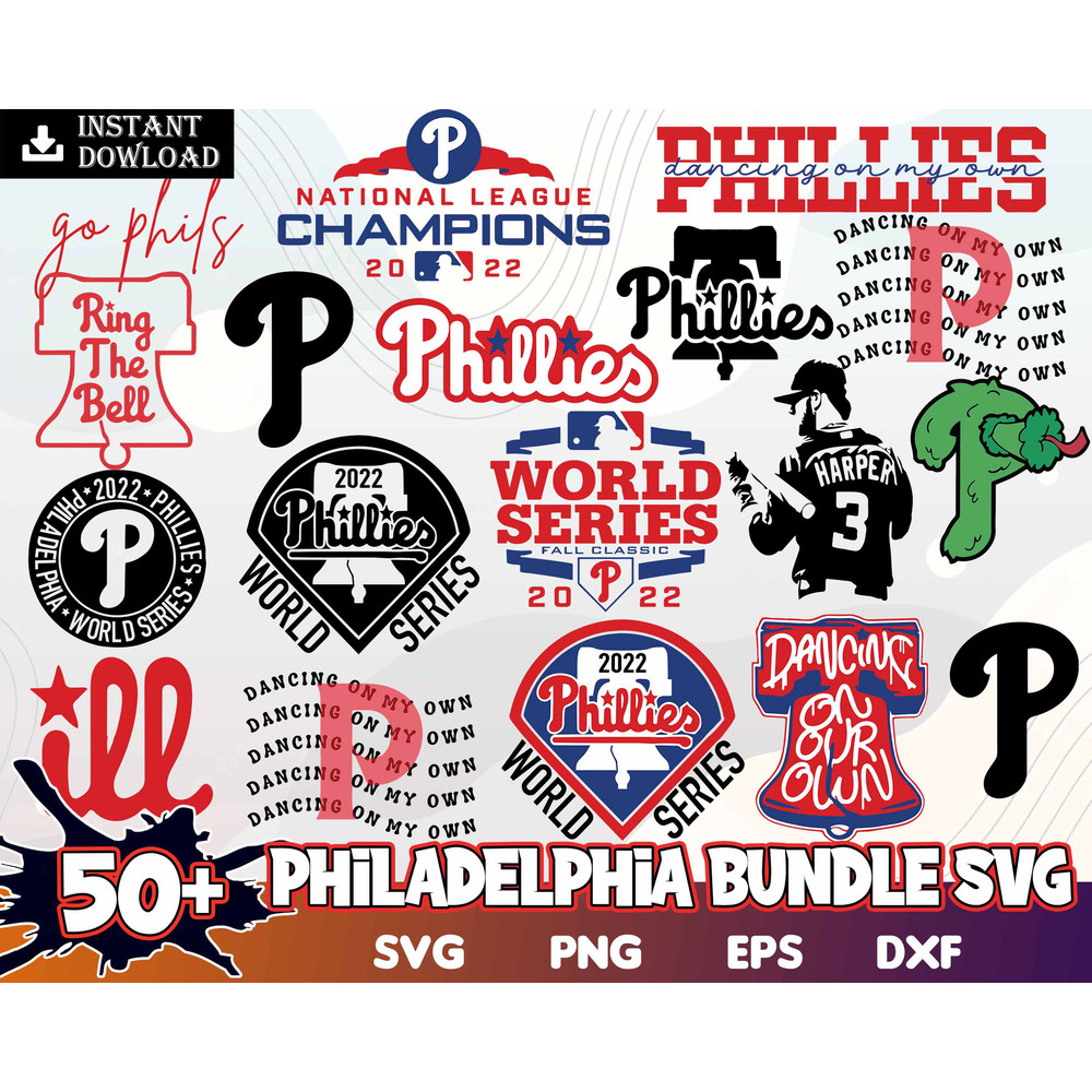 Philadelphia Phillies bundle svg dxf eps png file, MLB Svg, MLB Svg, Png, Dxf, Sport Instant Download.jpg