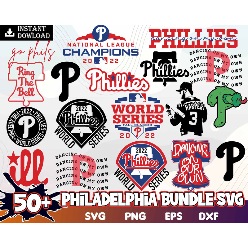 Philadelphia Phillies bundle svg dxf eps png file, MLB Svg, MLB Svg, Png, Dxf, Sport Instant Download.jpg