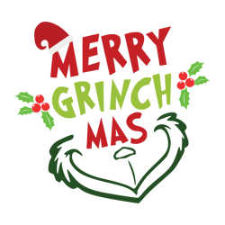 merry grinch mas svg, grinch christmas svg, the grinch svg, grinch hand svg, grinch face png file cut digital download