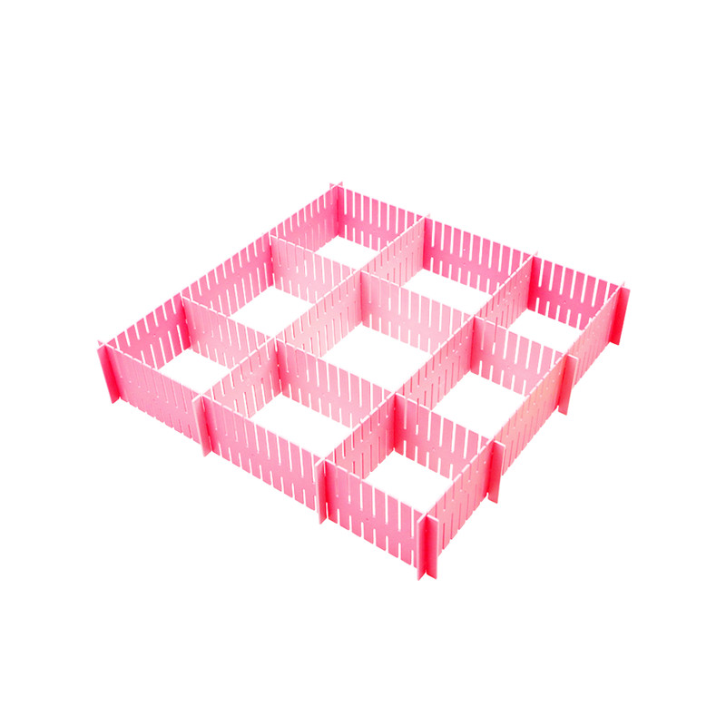 freecombinationadjustabledrawerorganizerlight pink