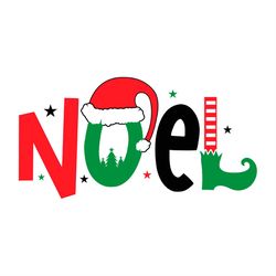 noel wearing christmas hat leprechaun leg svg png