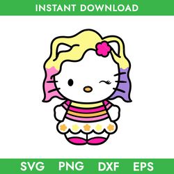 Hello Kitty Enid Svg, Hello Kitty Svg, Enid Wednesday Svg, Wednesday Addams Svg, Wednesday Family Svg, Instant Download