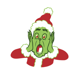 grinch santa svg, grinch christmas svg, the grinch svg, grinch hand svg, grinch png file cut digital download