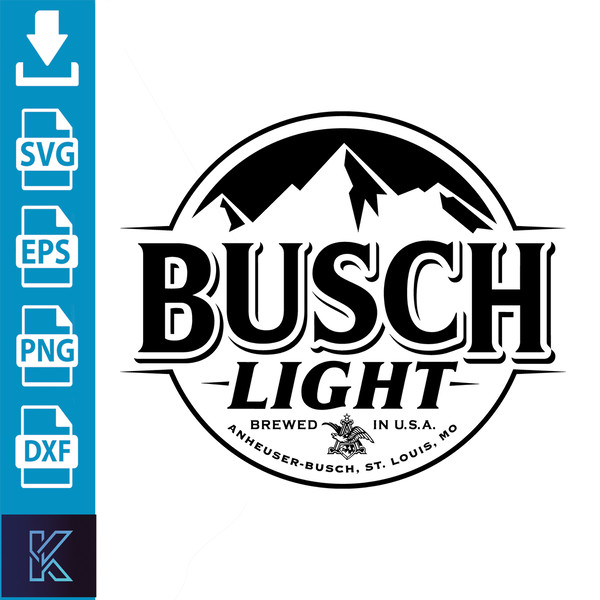 Busch Light Apple Brewed In USA SVG, Download Busch Light Vector