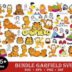 Garfield Svg Bundle, Cartoon SVG Bundle, Garfield Svg,  Cut files, Digital Vector, Cartoon Vector, Bundle Svg - Download