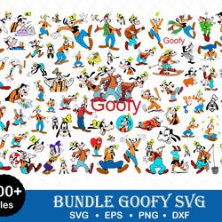 goofy svg bundle, goofy svg, daisy svg, cut files, digital vector, cartoon vector, bundle svg - download file