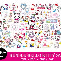 Hello Kitty Svg Bundle, Hello Kitty Svg, Kitty Svg, Cute Cat Svg, Kitty, Kawaii Kitty Svg, Bundle Svg - Download File