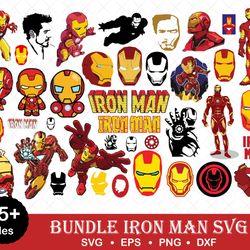 Iron Man Svg Bundle, Iron Man Svg, Superhero Svg, Avangers Svg, Cut files, Digital Vector File, Bundle Svg - Download