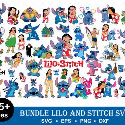 Lilo and Stitch Svg Bundle, Lilo and Stitch Svg for cricut, Lilo & Stitch Svg, Digital Vector File, Bundle Svg -Download