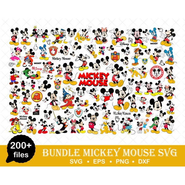 Mickey Spring Svg Mickey Mouse Svg Bundle, Mickey Mouse Svg, Mickey Svg, Disne | Inspire ...