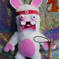 rabbit, hare, rabbit toy, hare toy, monster, ooak toy, animal toy, fantasy creature, fantasy beast