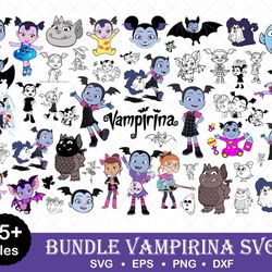 Vampirina Svg Bundle, Vampirina Svg, Vampirina Clipart, Cartoon Clipart Files, Digital Vector File, Bundle Svg - Downlad
