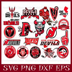New Jersey Devils svg, New Jersey Devils Bundle, New Jersey Devils logo, nhl Bundle, nhl Logo, nhl svg