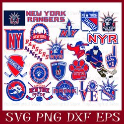 New York Rangers svg, New York Rangers Bundle, New York Rangers logo, nhl Bundle, nhl Logo, nhl svg
