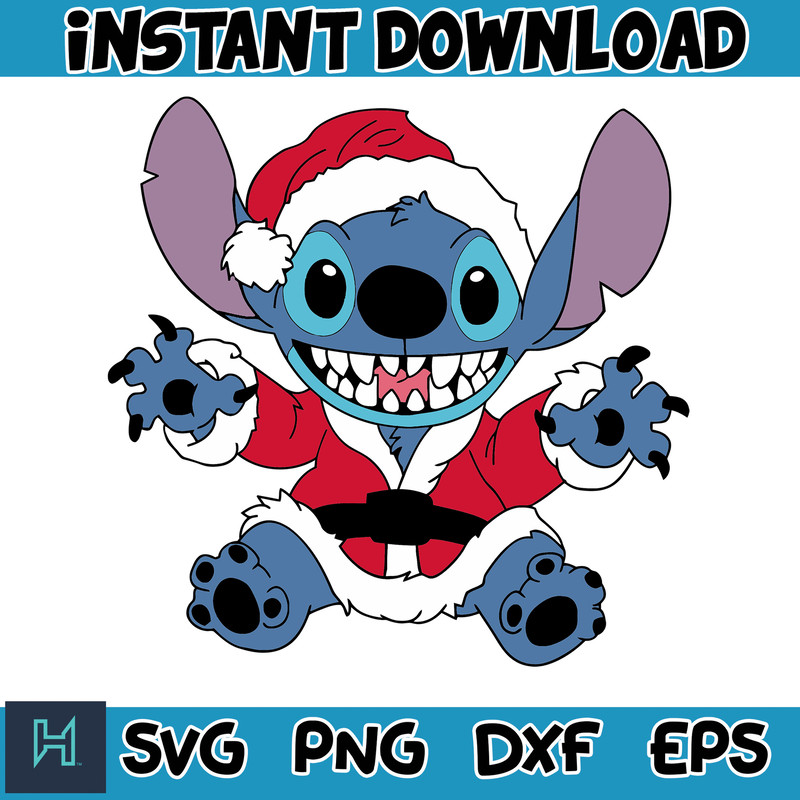 Christmas Stitch svg, Chritmas cartoon svg, Stitch Clipart, Christmas bundle svg, cricut svg files (1).jpg
