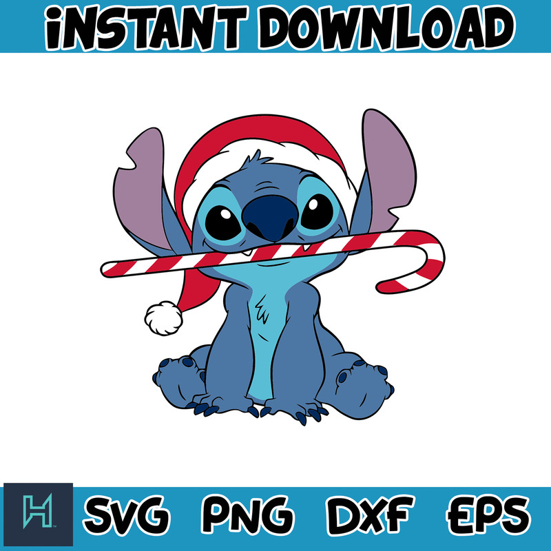 Christmas Stitch svg, Chritmas cartoon svg, Stitch Clipart, Christmas bundle svg, cricut svg files (12).jpg