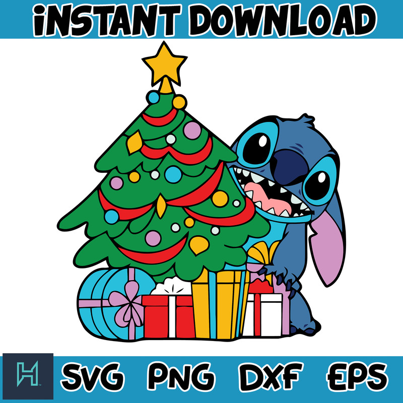 Christmas Stitch svg, Chritmas cartoon svg, Stitch Clipart, Christmas bundle svg, cricut svg files (23).jpg