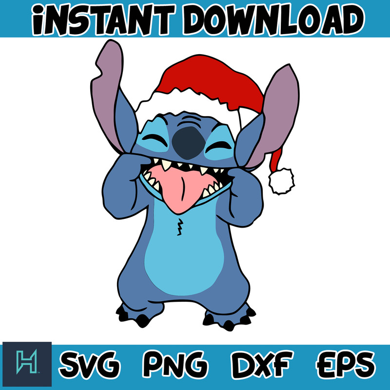 Christmas Stitch svg, Chritmas cartoon svg, Stitch Clipart, Christmas bundle svg, cricut svg files (25).jpg
