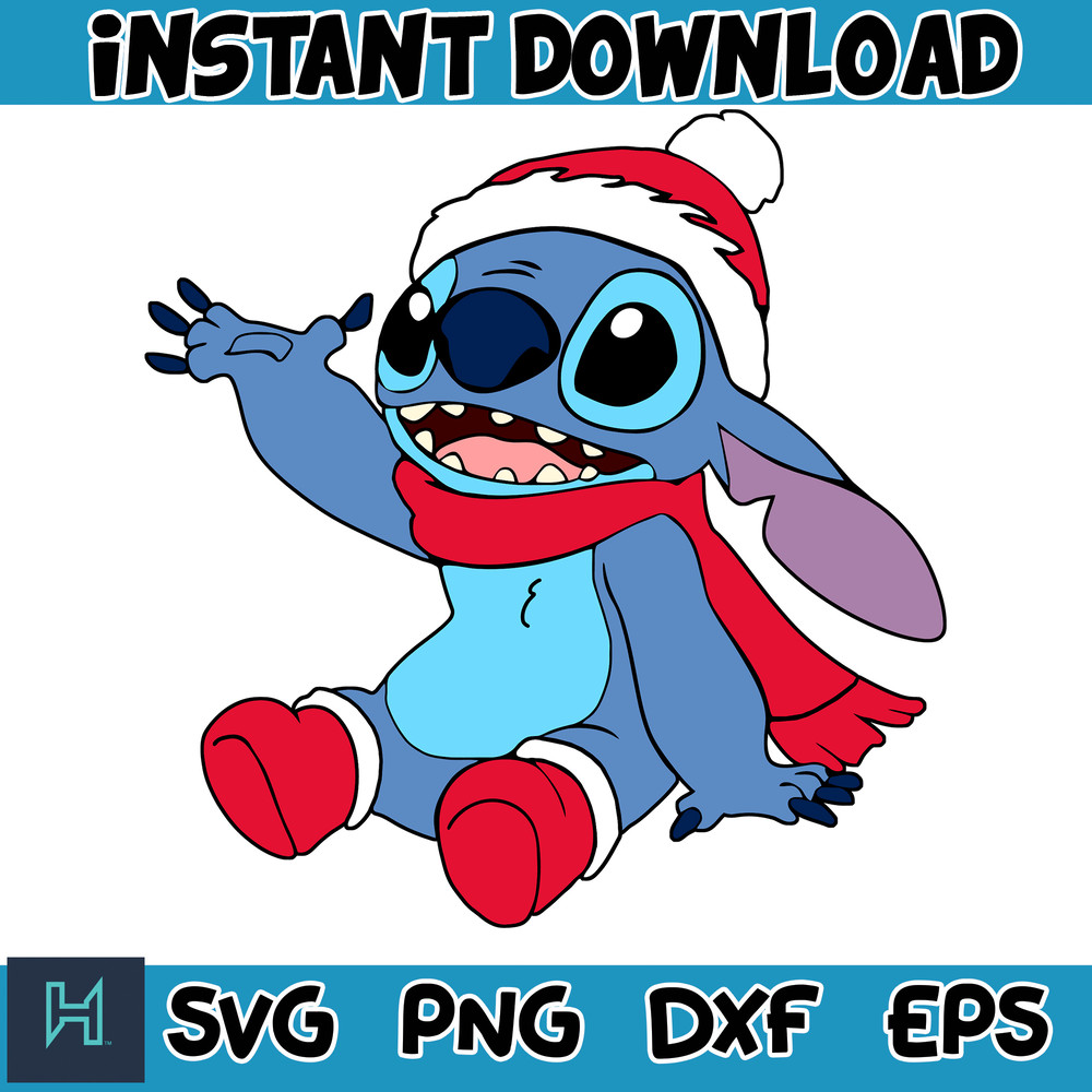 Christmas Stitch svg, Chritmas cartoon svg, Stitch Clipart, Christmas bundle svg, cricut svg files (27).jpg