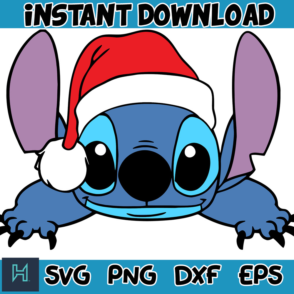 Christmas Stitch svg, Chritmas cartoon svg, Stitch Clipart, Christmas bundle svg, cricut svg files (32).jpg