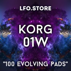 Korg 01/W  "100 Evolving Pad" sound bank 100 new patches!