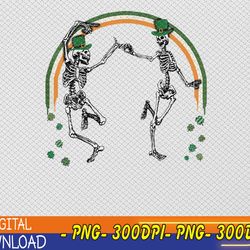 st patrick's day skeleton dancing skeletons svg, eps, png, dxf, digital download