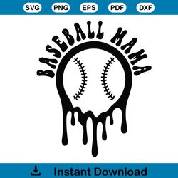 baseball mama svg png mother's day svg cricut for files design