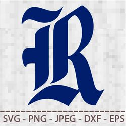 rice owls logo svg png jpeg  dxf digital cut vector files for silhouette studio cricut design