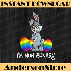 non binary easter bunny lgbt gay pride lgbtg nonbinary lgbt month png sublimation design