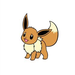cute pokemon eevee cartoon movie svg png