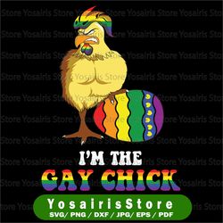 Gay Chick Png, Funny LGBTQ Png / Lesbian Pride Gift