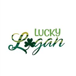 Lucky Logan Green Lucky Clover SVG PNG