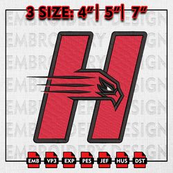 Hartford Hawks Embroidery files, NCAA D1 teams Embroidery Designs, Hartford Hawks, Machine Embroidery Pattern