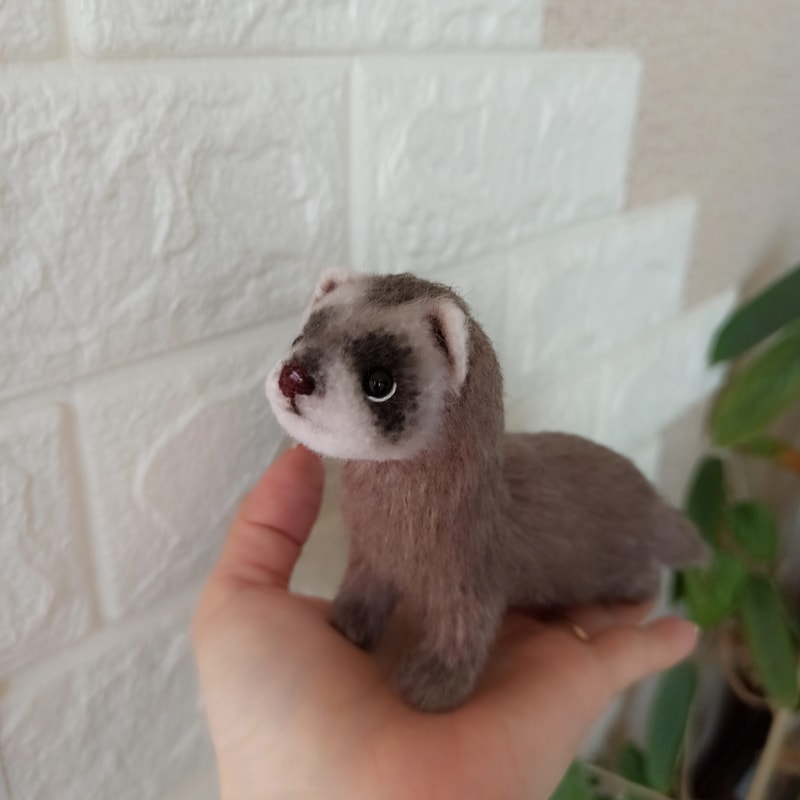 Crochet pattern realistic animals ferret / interior realisti | Inspire ...