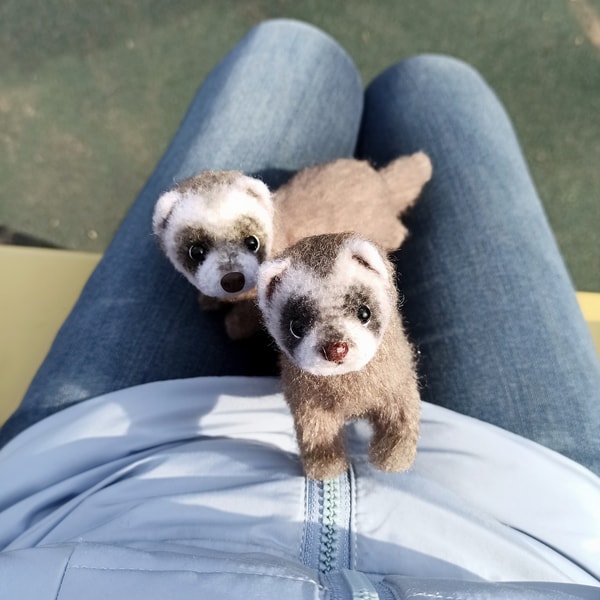 Crochet pattern realistic animals ferret / interior realisti | Inspire ...