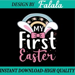 easter bunny rainbow - svg png design file - sublimation - instant download, easter png, digital download