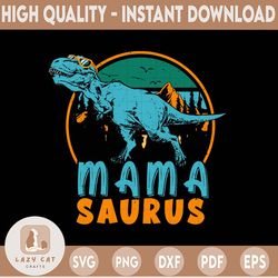mamasaurus t-rex png, dinosaur funny mama saurus, mother's family png file
