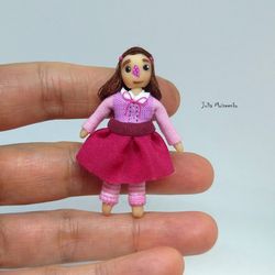 Miniature dollhouse Primitive doll