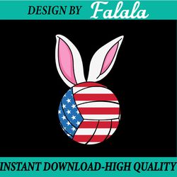 volleyball bunny flag svg png, america flag bunny png, cut file sublimation, easter png, digital download