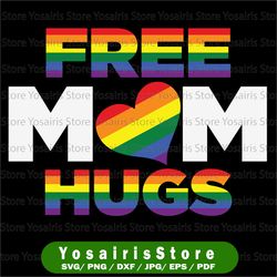 free hugs rainbow svg, awareness, pride, printable file, lgbt pride, proud lgbt, png, silhouette, sublimation