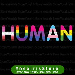 human lgbt flag gay pride month transgender rainbow lesbian, pride month, human rights, cricut,digital download svg/png
