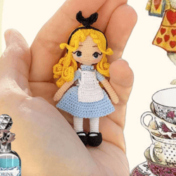 Miniature Alice Pattern Amigurumi Doll English PDF
